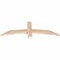 Ekena Millwork Bellingham Smooth Timber Gable Bracket, Douglas Fir, 48"W x 16"H x 1 1/2"D x 3 1/2"F, 8/12 Pitch GBW048X16X0204BEL00SDF - alternate 2